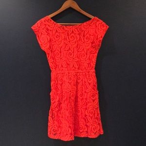 Orange Cocktail Dress